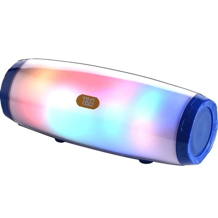 TG165 LED Portable pulse Speaker Waterproof FM Radio Wireless Mini Wireless LED Speaker