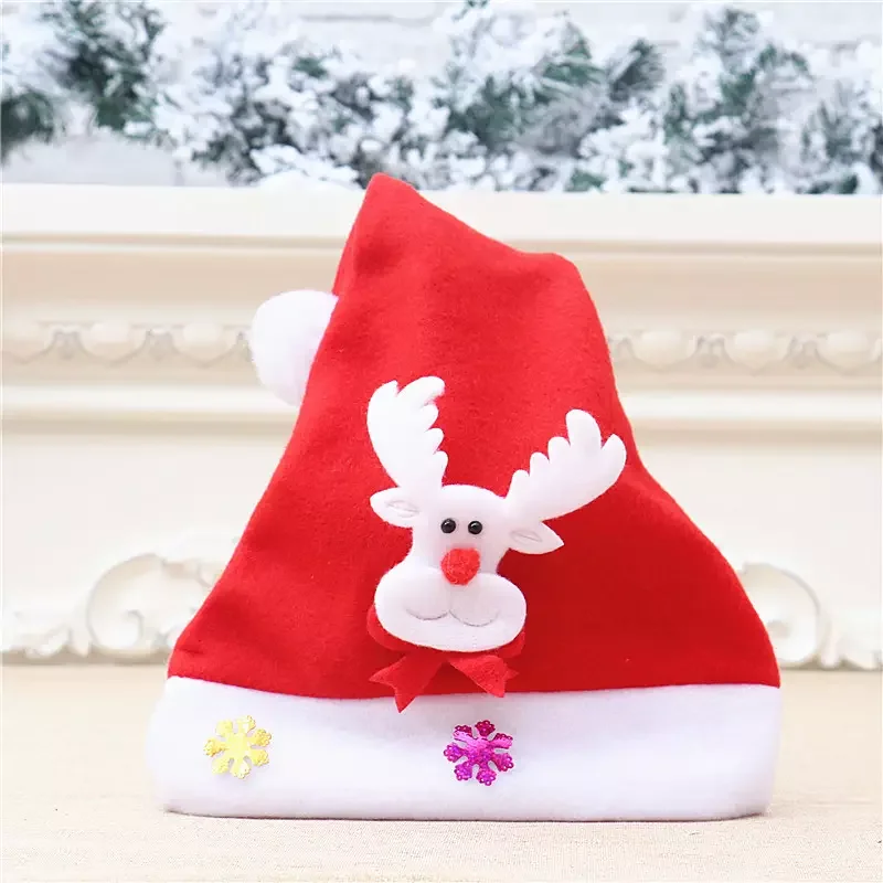 New Fashion Christmas Hats Kids Adult Led Lighting Christmas Hat Santa