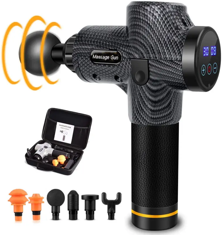 Portable Mini Massage Gun Wireless Body Deep Tissue Massage Gun For