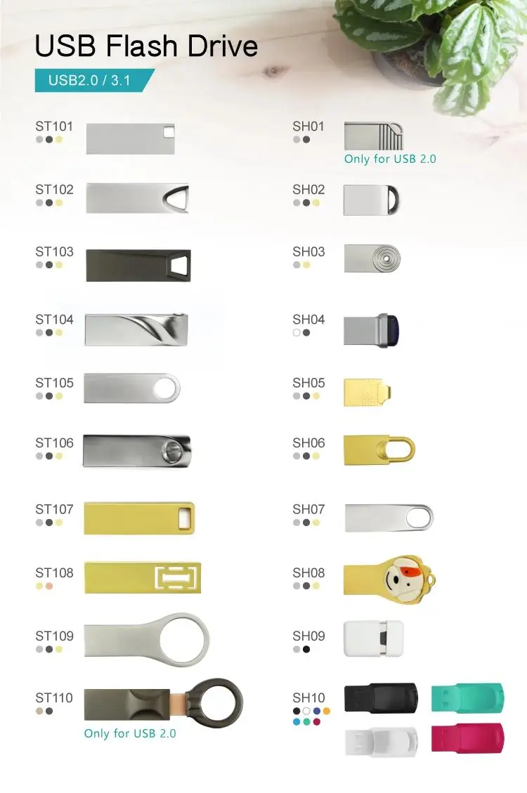OTG Metal USB Flash Drives for IOS Tablets Mini 2in1 Pendrive 4GB 8GB 16GB 32GB 64GB Memory Stick Pen Drive for Iphone 7 6S Plus - ANKUX.COM