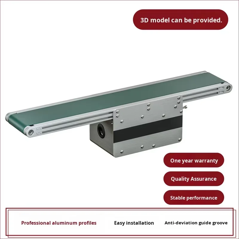 Direct Sales Guangdong Manufacturer Professional High-Speed Mini Electric Transport Line Servo Flat Conveyor Aluminum Profiles factory