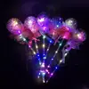 Best selling led glow stick toy transparent ball magic wand star ball flash toy