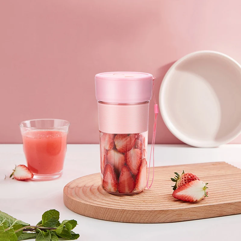 
plastic juice cup beauty blender cup lemon juice glass sealing cup machine juice packaging blender and mixer 