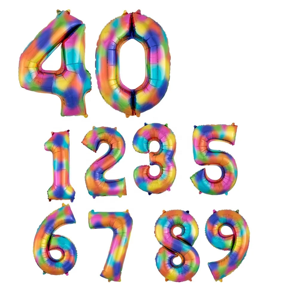 

Large Aluminum Film Balloon,50 Pieces, Rainbow color