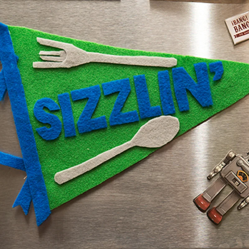 eco-friendly products felt banner birthday