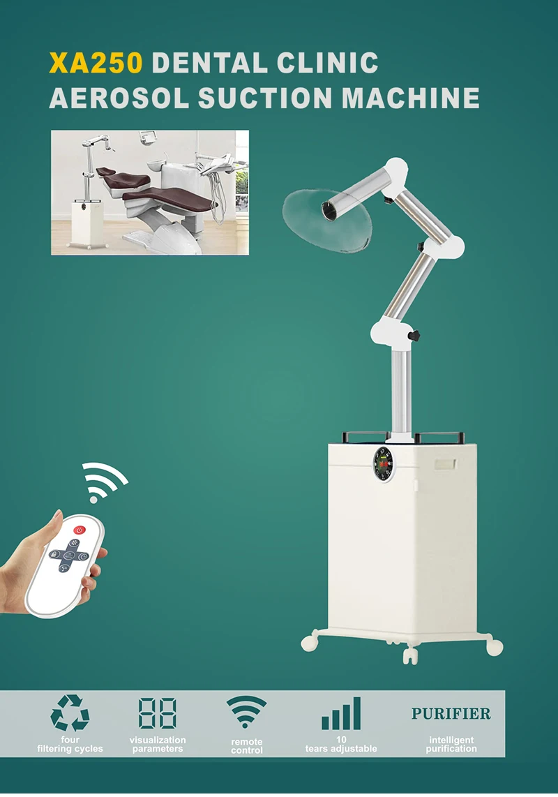 Oral Surgical Aerosol Suction Unit Dental Suction Machine With Aluminum