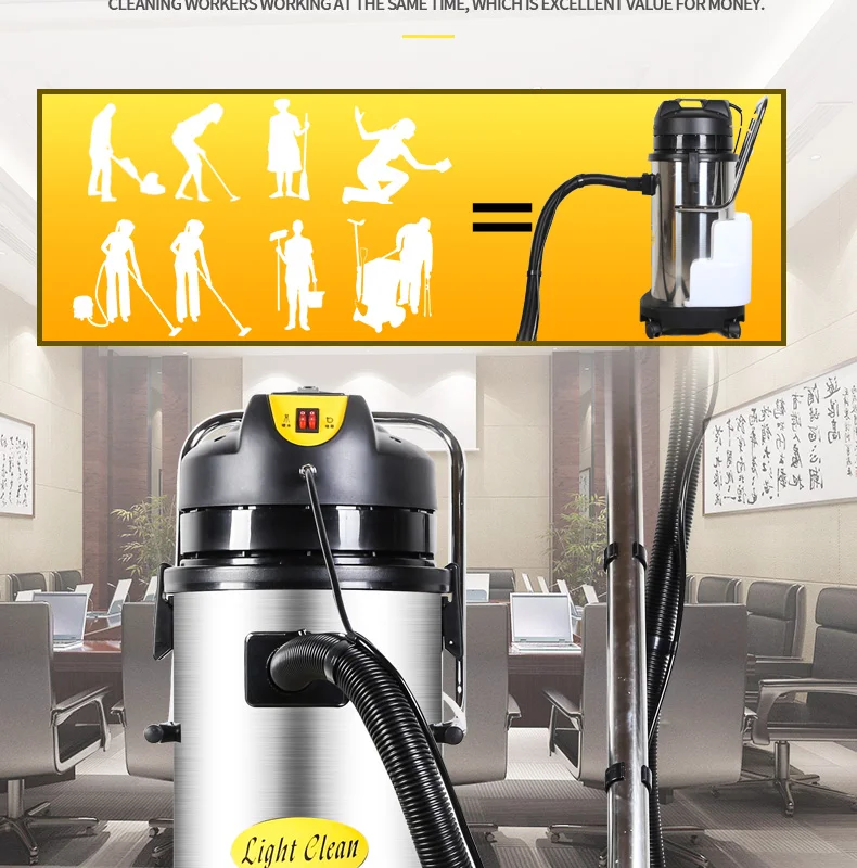 Commercial Hotel-Dedicated 220V/110V Carpet Extraction Cleaning Machine Manual Vacuum Cleaner with Sofa Art Spray Feature