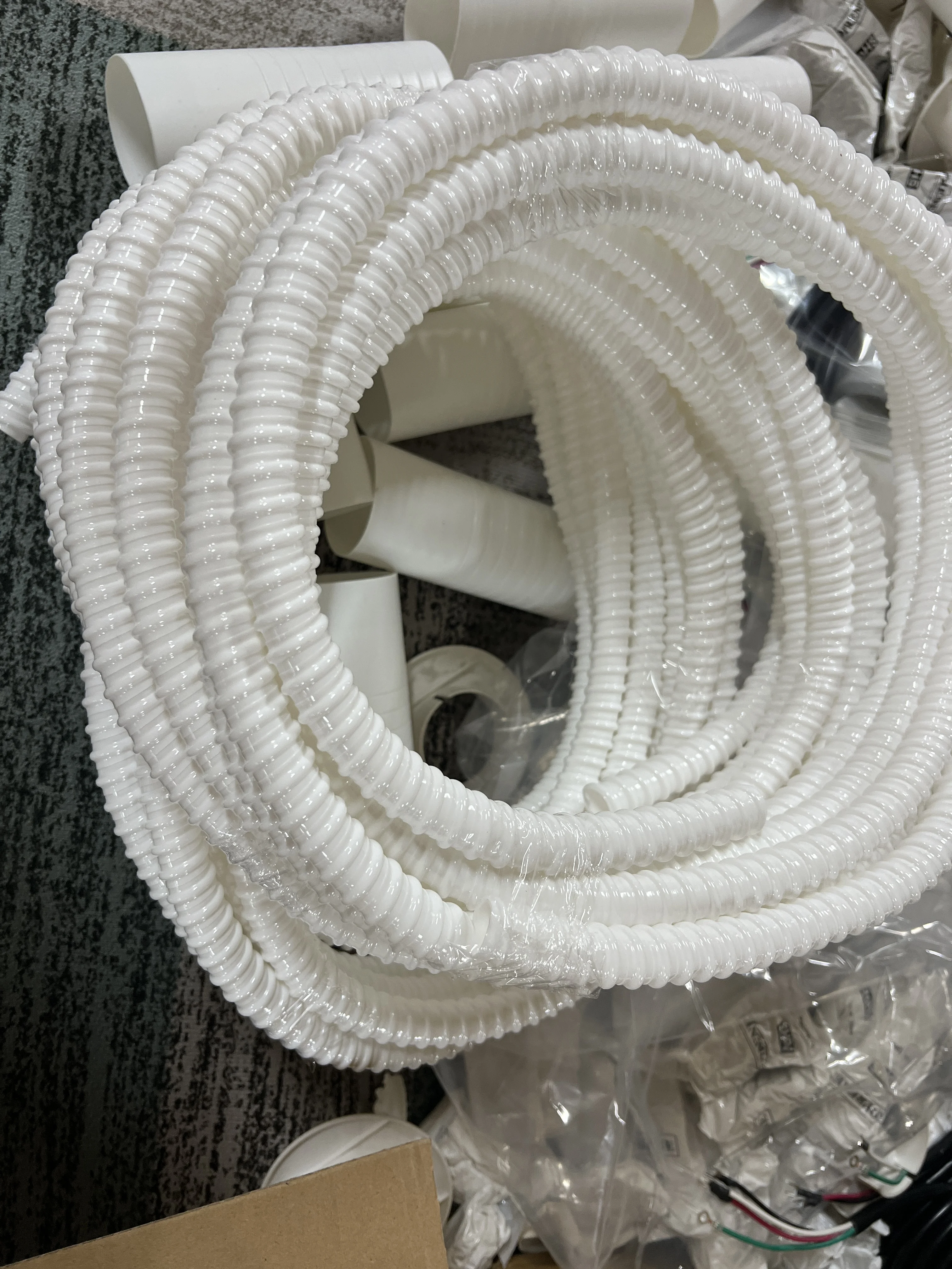 1/4+5/8le Copper Pipes 3/8" Thickened Pe Insulated Coil Copper Line Air Conditioner With The