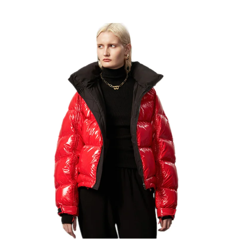 ladies duck down puffer jackets