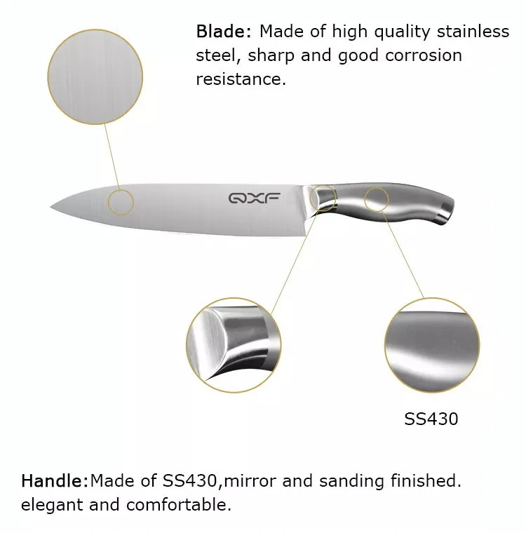 Manufacturers Mass Stock High Carbon Stainless Steel Kitchen Knife 8
