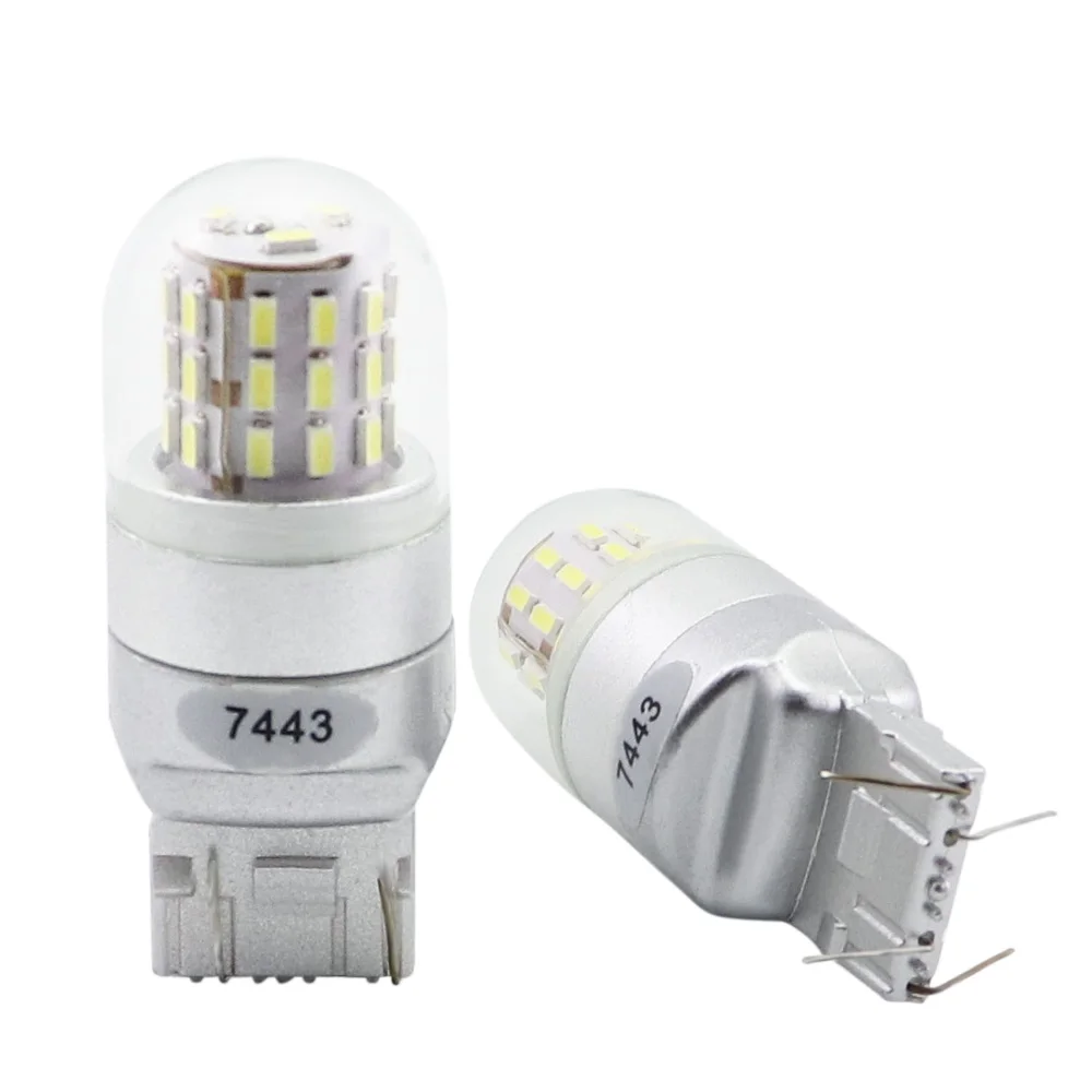 OEM T20 Color Bulb 39pcs SMD3014 12V 7443 7440 W16W W21 5W 3W Turn Signal Braske T20 LED Car Bulbs