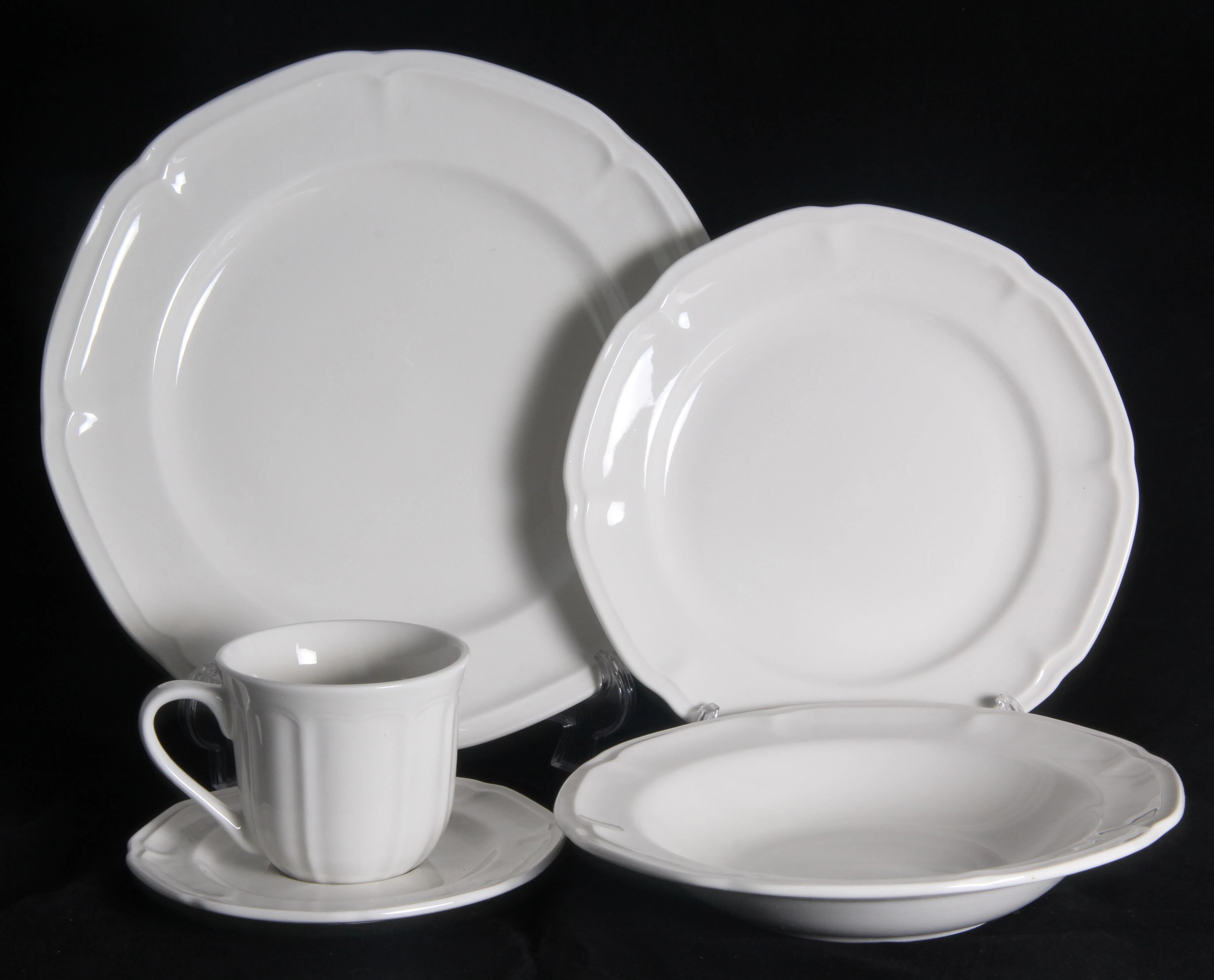 Porcelain Dinnerware Set,Embossed Ceramic Porcelain Dinnerware - Buy ...