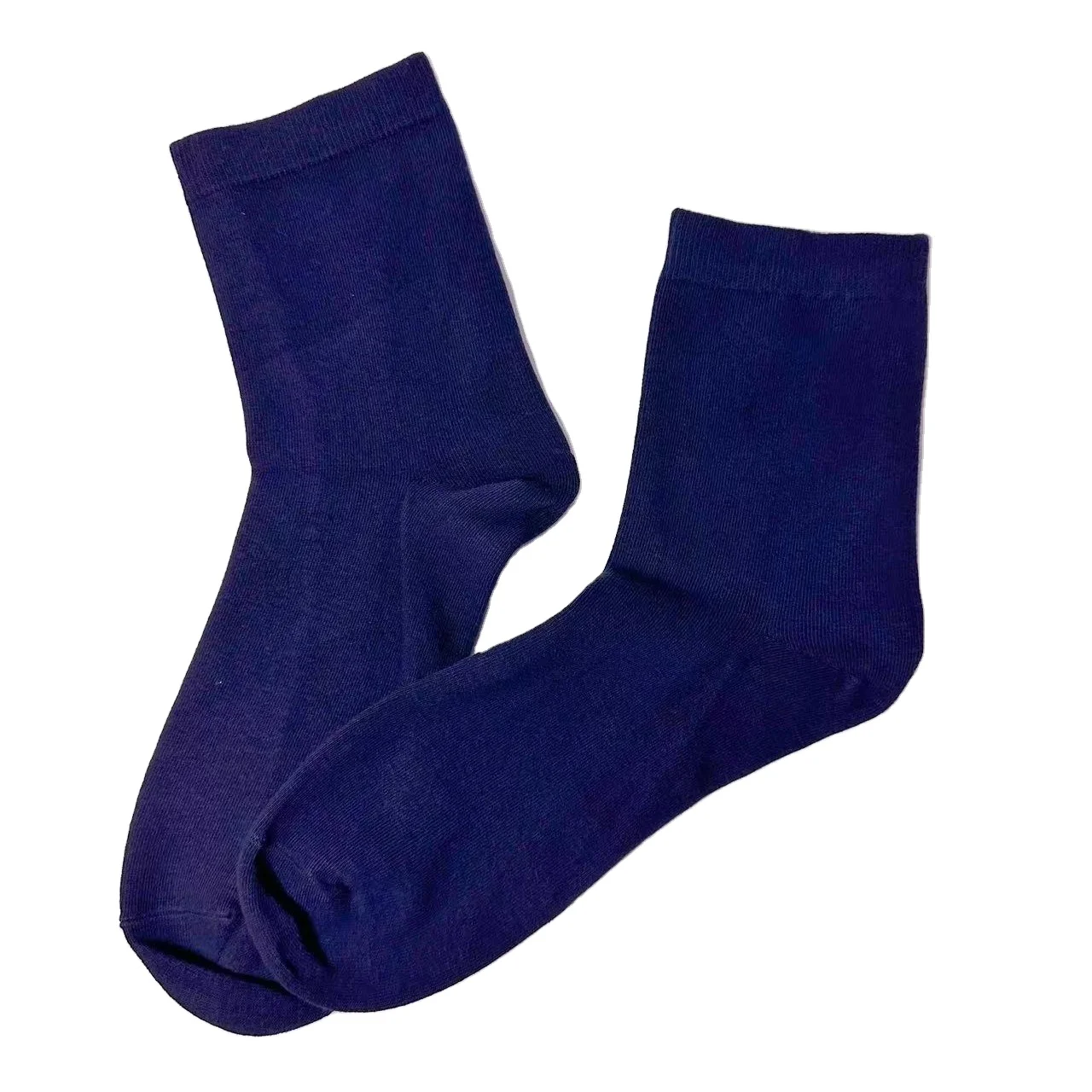 Wholesale Cotton Fashion Socks Solid Color Business Dress Men Women