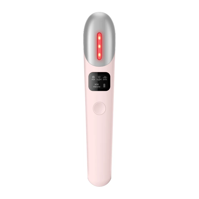 
Heated Eye Massager Pen With Red Light Skin Care And EMS-Firm Skin To Relieve Eye Fatigue Dark Circle Wrinkle 