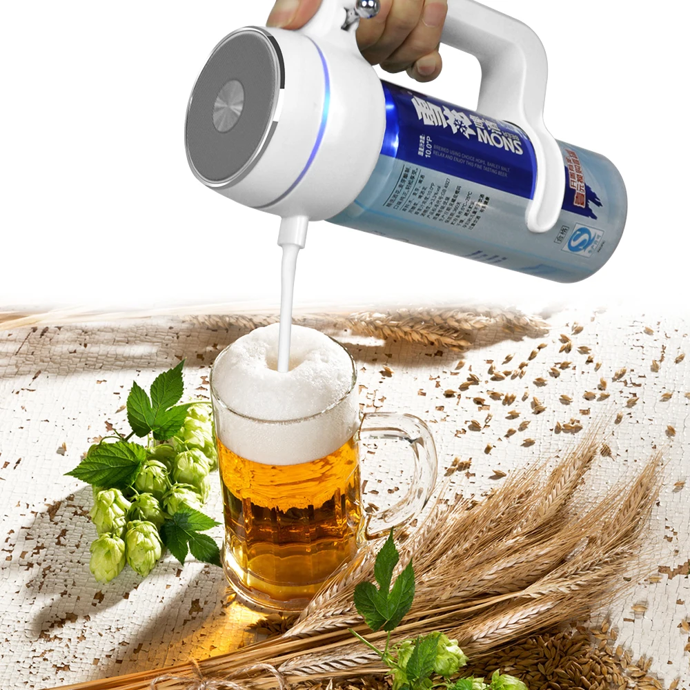 Beer Frother, Portable Beer Foam Machine For Bottled And Canned