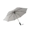 Sishun Compact Travel Semi-Sex Rain Auto Three Fold Umbrella