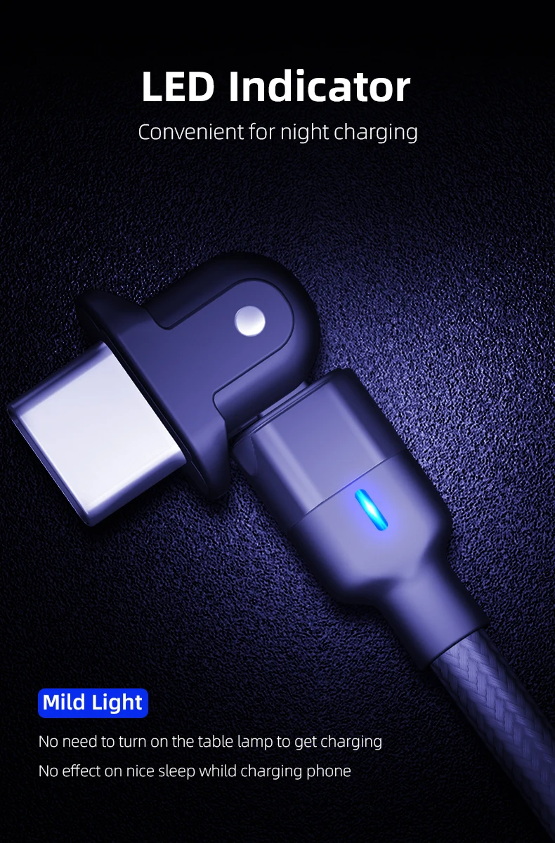 Amazon 2020 Wholesale On stock round 180 free rotation mobile data cable fast charging android cable - ANKUX.COM