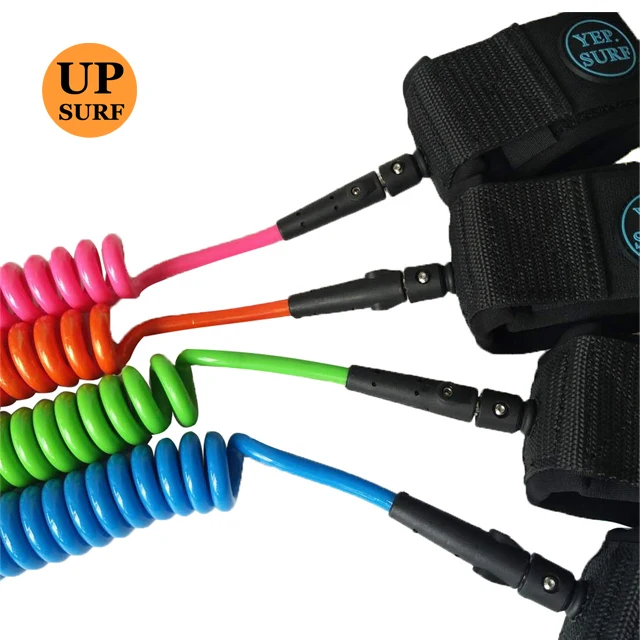 Coiled Or Straight Leg Rope Surfboards Leash Sup Leash Coil Buy High