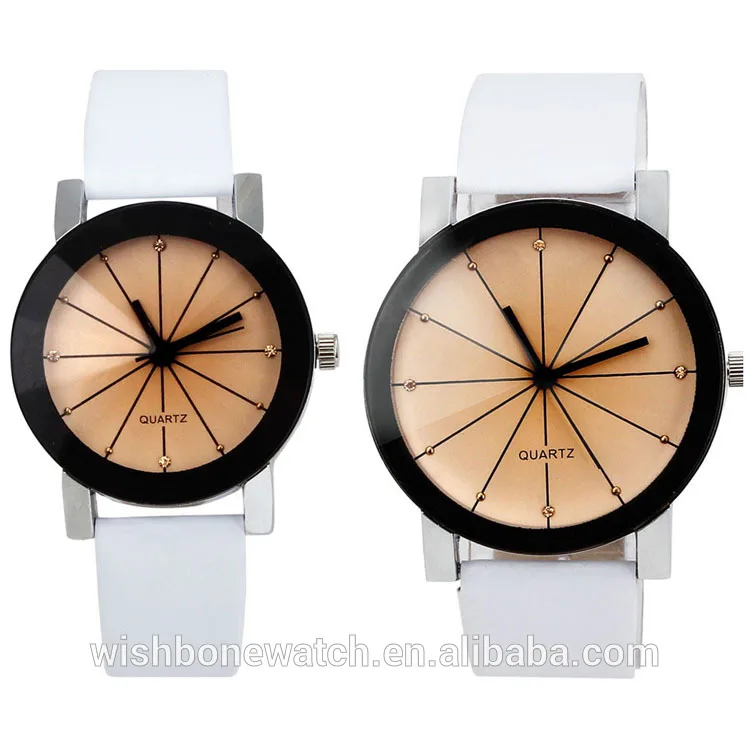 3975 Couple Watches Fashion Lovers Watches Casual And Quartz Dial Clock Leather Wrist Watch