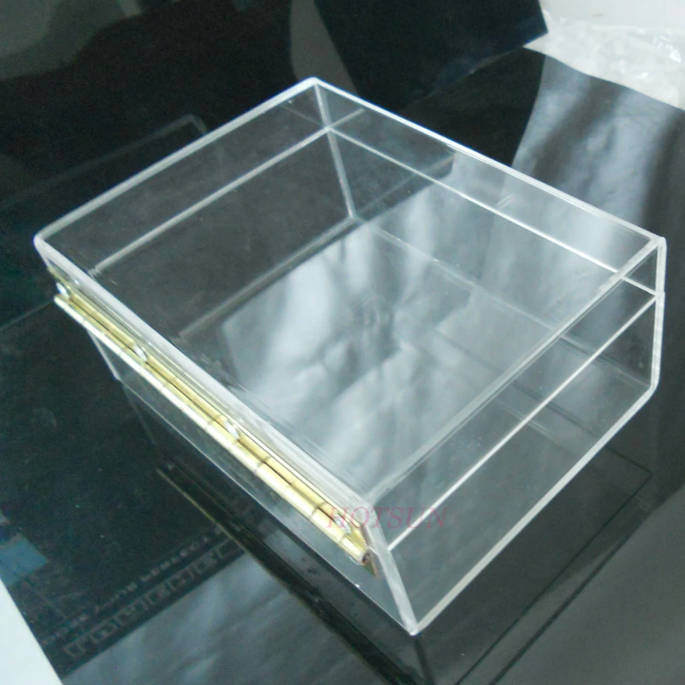 Customized Clear Hinge Perspex Packing Box Custom Luxury Gift Package