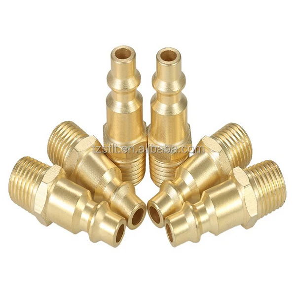 1/4 NPT Brass Y Splitter – Male To Female, Wye Fitting, 1200 PSI, Pneumatic Tools