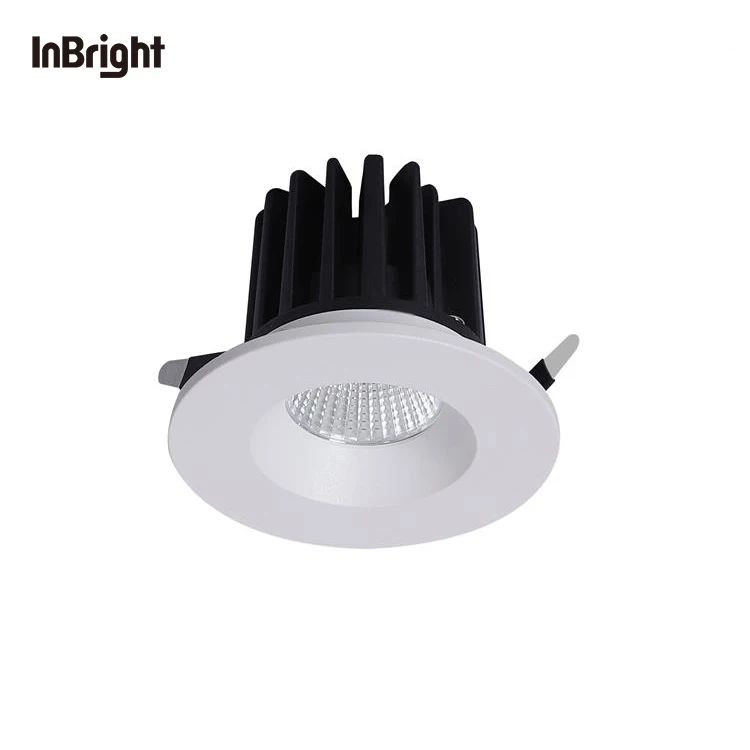 Rohs adjustable narrow beam 6w 7w 8w ip44 china indoor dimmable black mini clothing store ceiling recessed  cob led spotlight