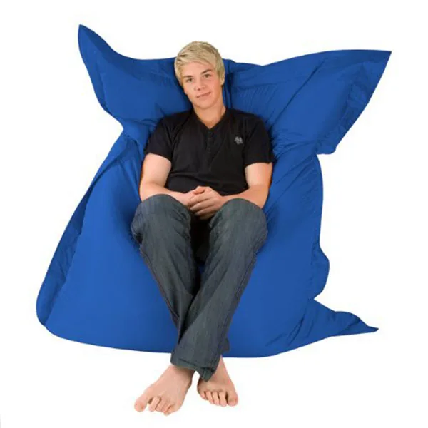 Bagz 4 Way Bean Bag Lounger Giant Outdoor Floor Cushion Blue Water Bagz 4 Way Bean Bag Lounger Giant