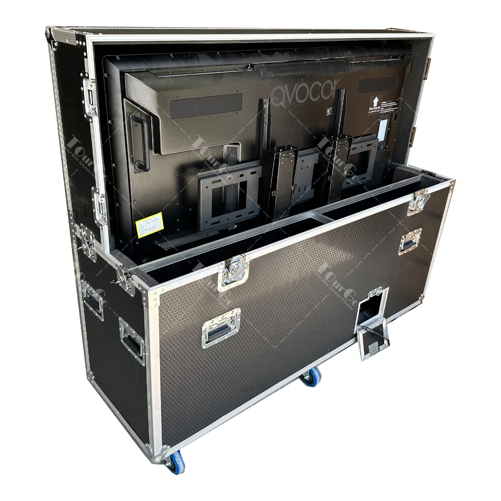 TV Lift Flight Case - Durable Aluminum & Plywood Design