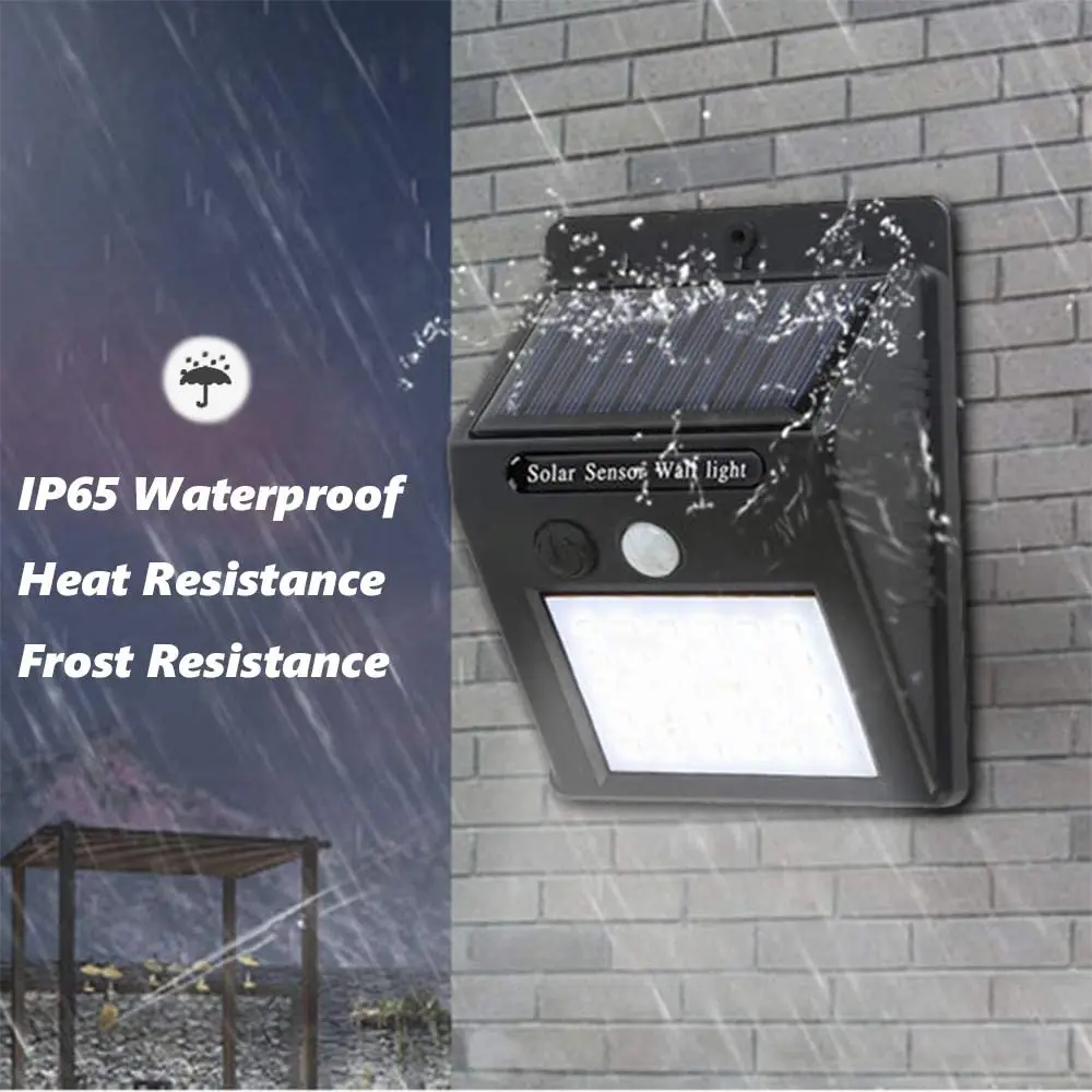 solar wall lamp with motion sensor