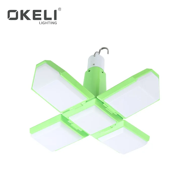 OKELI China manufacturer inverter intelligent outdoor camping rechargeable 5w led emergency bulb
