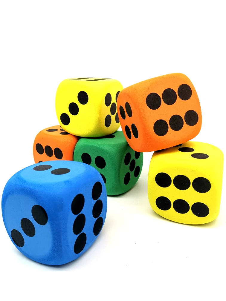Jumbo Eva Foam Dice( 8cm) Popular Exquisite Workmanship Top Quality