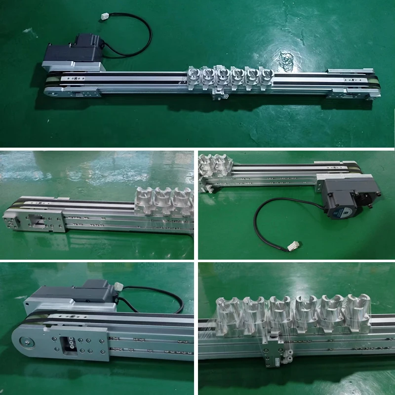 Custom Automatic Injection Molding Punching Machine Small Fixture Linear Return Type Conveyor Belt Line Clamp Aluminum Profiles details