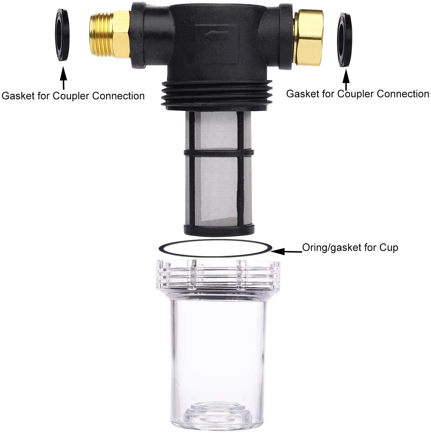 Thunder Hardware Sediment Filter Attachment For Garden Hoses And