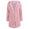 2020 faux fur pure pink black grey color female garment ready to ship soft keep ware winter street style women jackets coat