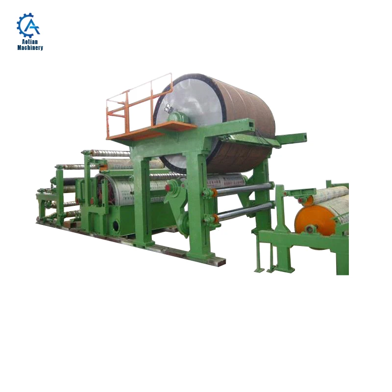 waste pulp paper recycle machine toilet tissue paper making machine tissue paper machine automatic