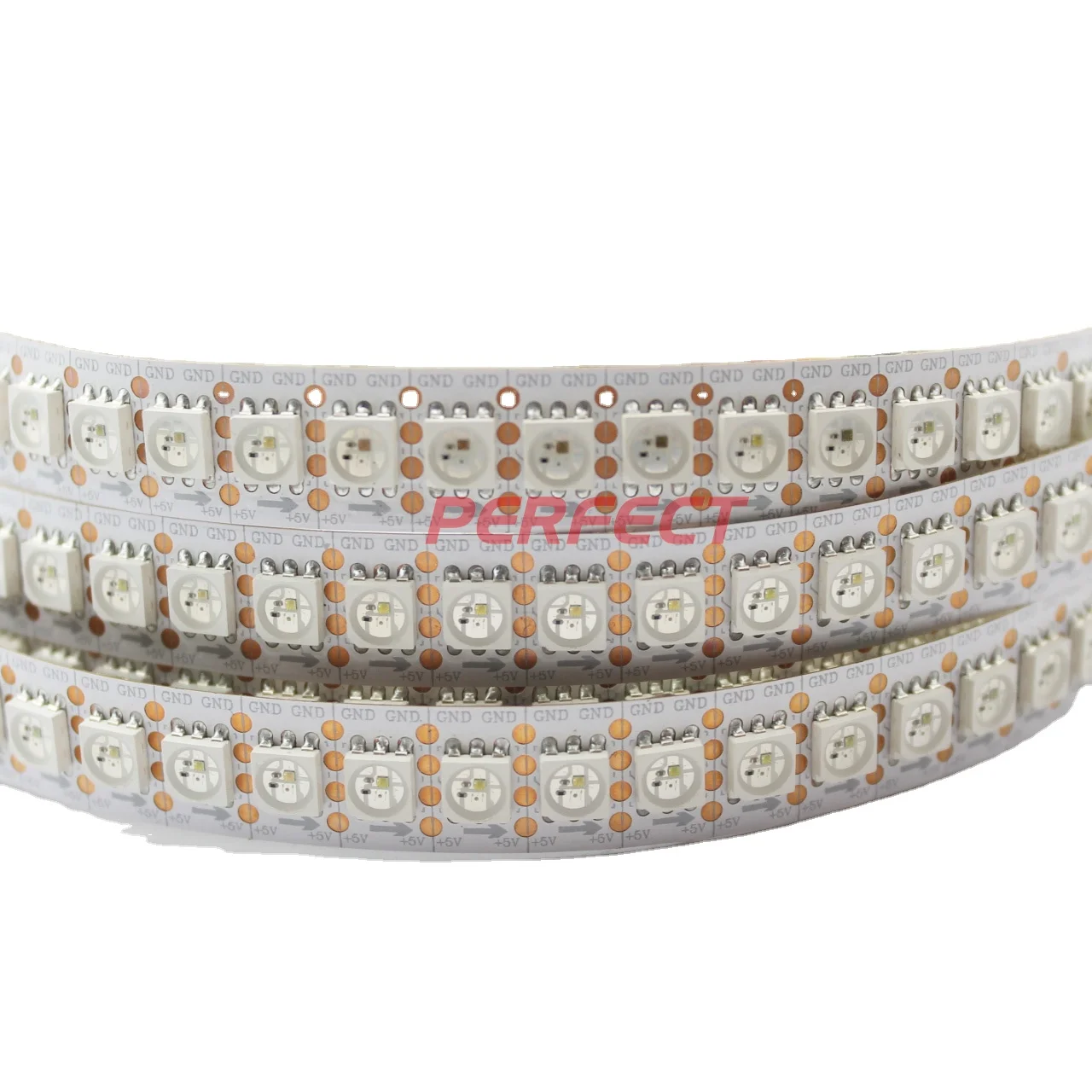 High quality DC5V waterproof smd 5050 digital RGB pixel WS2812 WS2813 144led strip