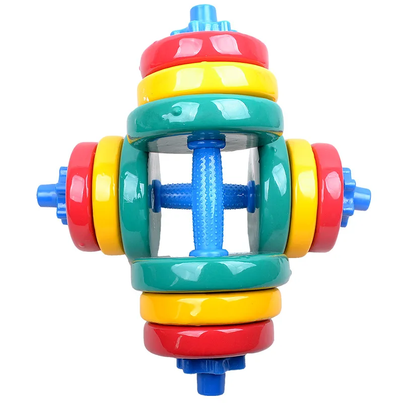 工厂批发廉价哑铃套装可调节乙烯基涂层哑铃家用健身器材乙烯基哑铃