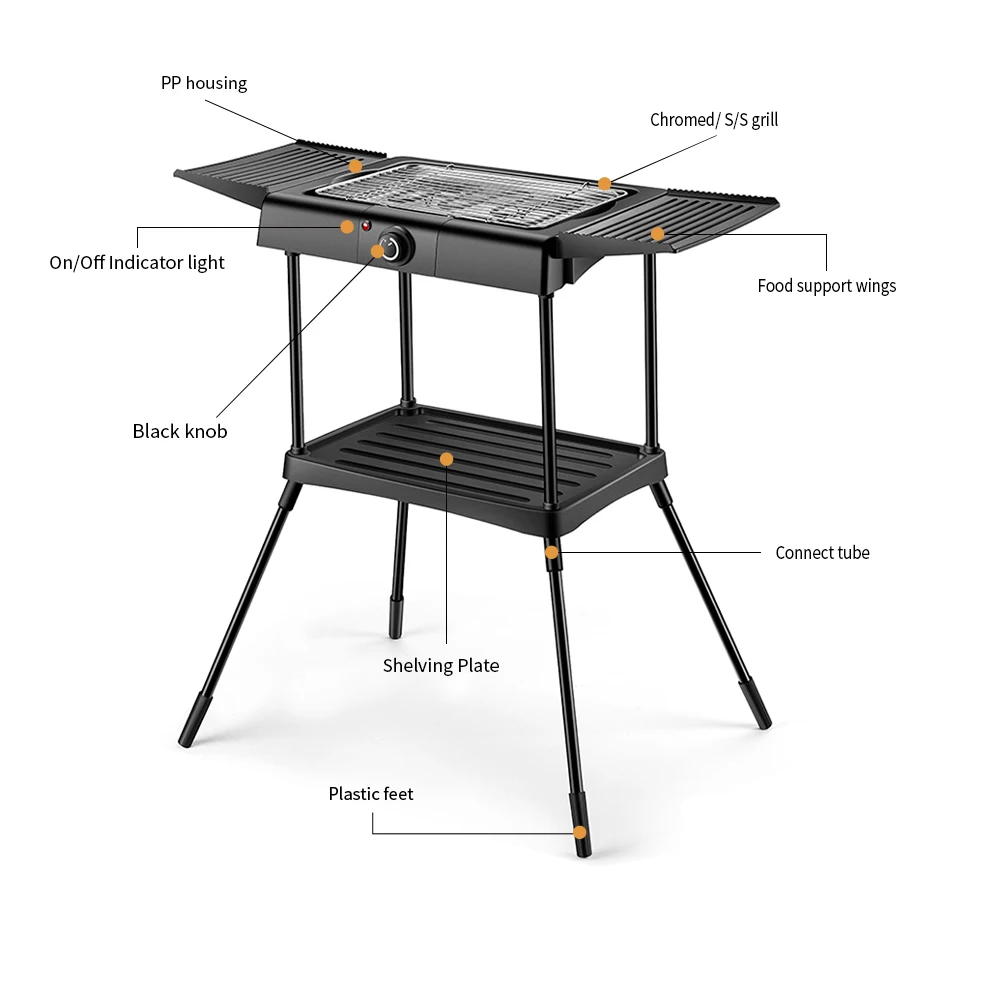 Outdoor Stand Electric Cooking Bbq Grill For Eu Market Buy Electric Stand Electric Bbq Grill