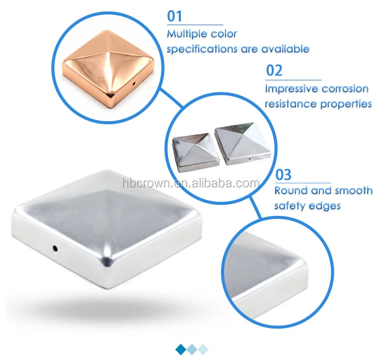 Galvanized Steel Fence Post Cap For Pipe End Buy High Quality