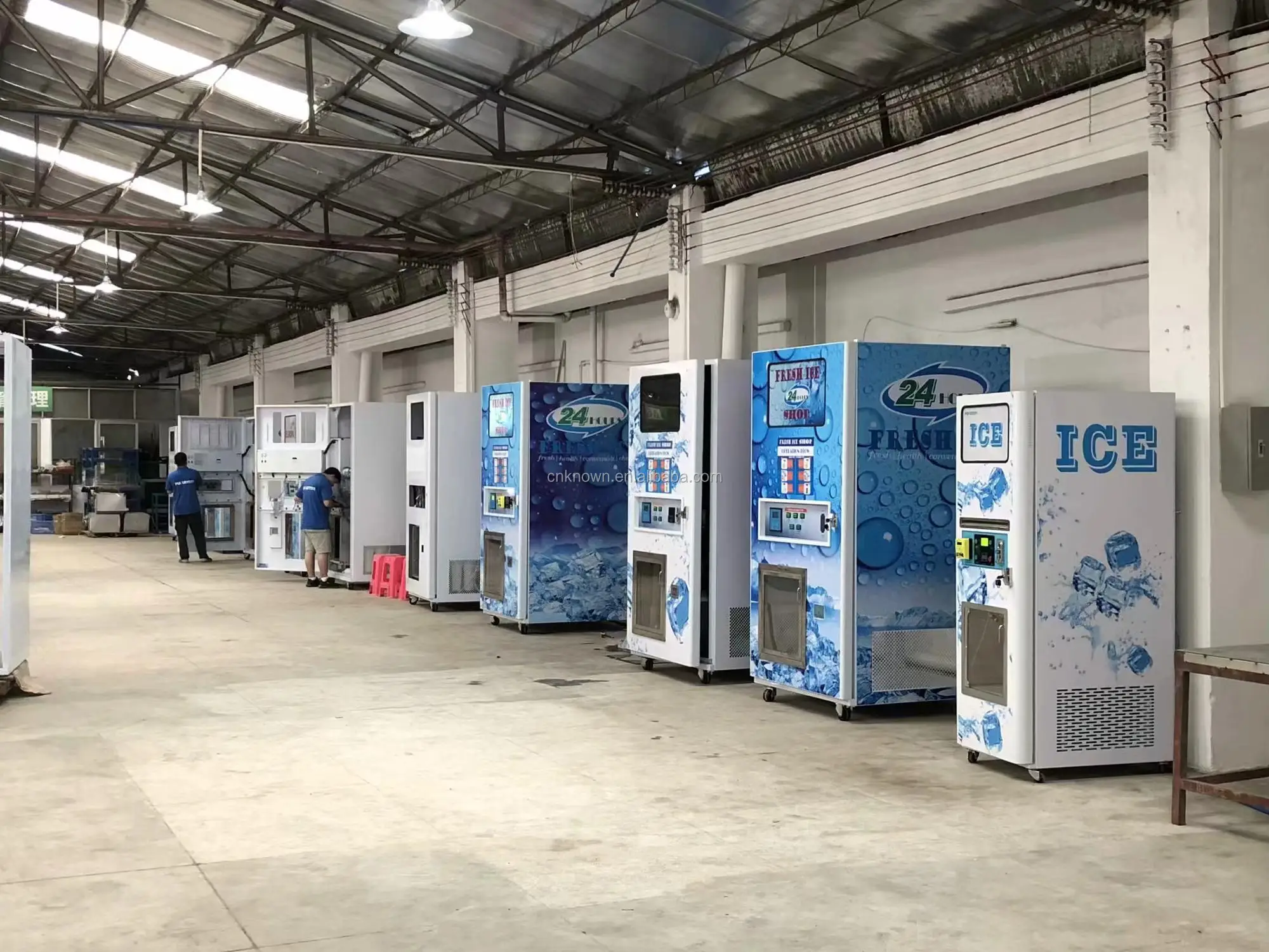 2024 Commercial Automatic Ice Water Vending Machine 24 Hour Service