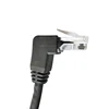 cat6 Unshielded 4 pair patch cord 24AWG Copper RJ45 90 Degree UTP CAT6 Ethernet Patch Cable