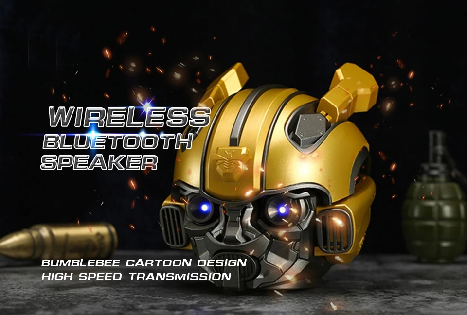 Handfree TF/FM Bumblebee Bluetooth Speaker - ANKUX.COM
