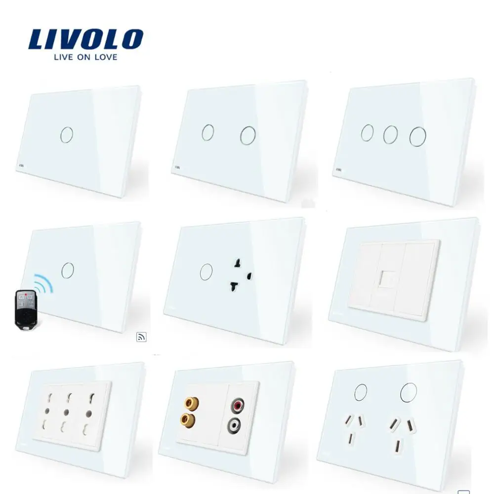 Livolo VL-C901-11 US/ Australian Standards Smart Home Light Wall Touch Switch