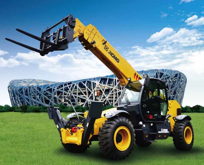 17 Meter Height Telescopic Boom Loaders 4.5ton Tele Handlers Forklift