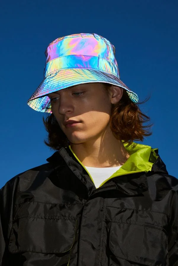 Buy Reflective Bucket Hat,Nylon Hat 