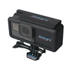 Battery Insiede Power Bank + Waterproof Case Protective Housing Frame Charging Shell For GO PRO7/ 6/5Black camera