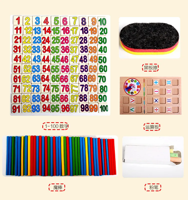 Baby Number Counting Math Toys Baby Early Montessori Educational Toys Mathematical Develop Math Wooden Toy Box Set Gift For Kids Buy Wooden Toys Colors Matching Game Learning Toys Product On Alibaba Com