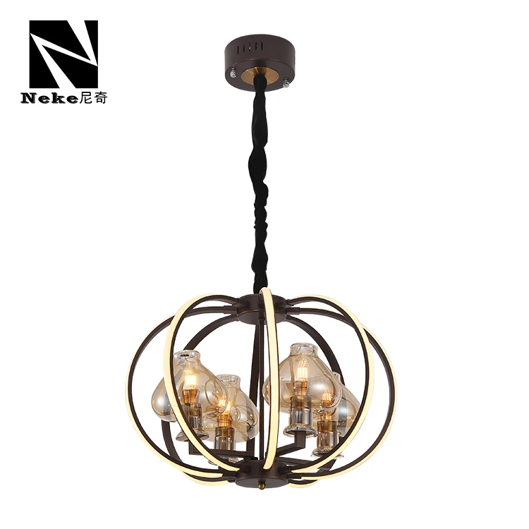 Neke new design indoor e14 hanging lamp lighting fixtures chandeliers