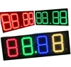 Outdoor Waterproof RF Remote Control RGB Led Gas Pump Topper Price Signs Led Gas Prices Sign