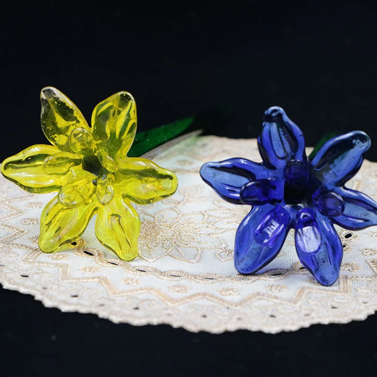 Decorative Handmade Murano Glass Flower For Sale Buy Glass Flower For